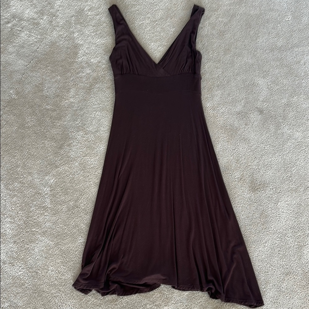 Gen x Asymmetrical High-Low V-Neck Dress